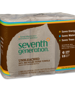 Unbleached Paper Towels (120 sheets per roll)
