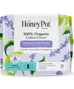 Super Pads - 100% Organic Cotton Cover Calming Herbal Infusion
