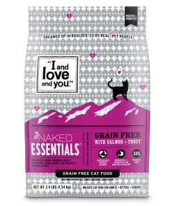 Naked Essentials Salmon & Trout Recipe Grain-Free Dry Cat Food