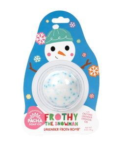 Bath Bomb Card - Frothy The Snowman