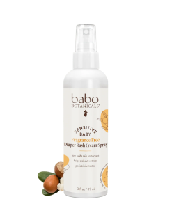 Sensitive Baby Diaper Rash Cream Spray - Fragrance-Free