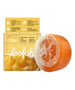 Mango Coconut Sorbet Exfoliating Loofah Bar Soap