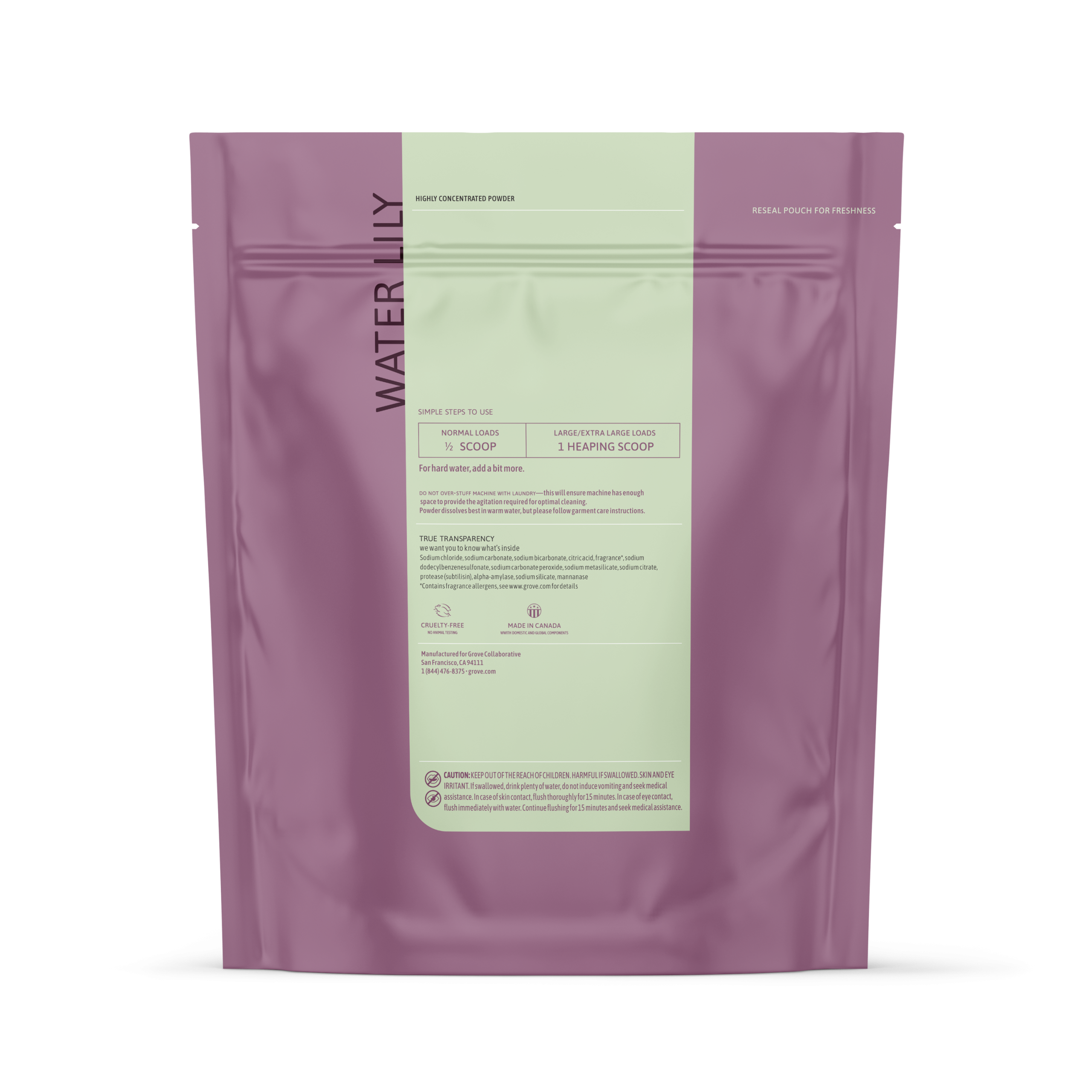 GG_2025_3in1_Laundry_Powder_100_Loads_Water_Lily_Pouch_GG-59-3189_Render_Back.png