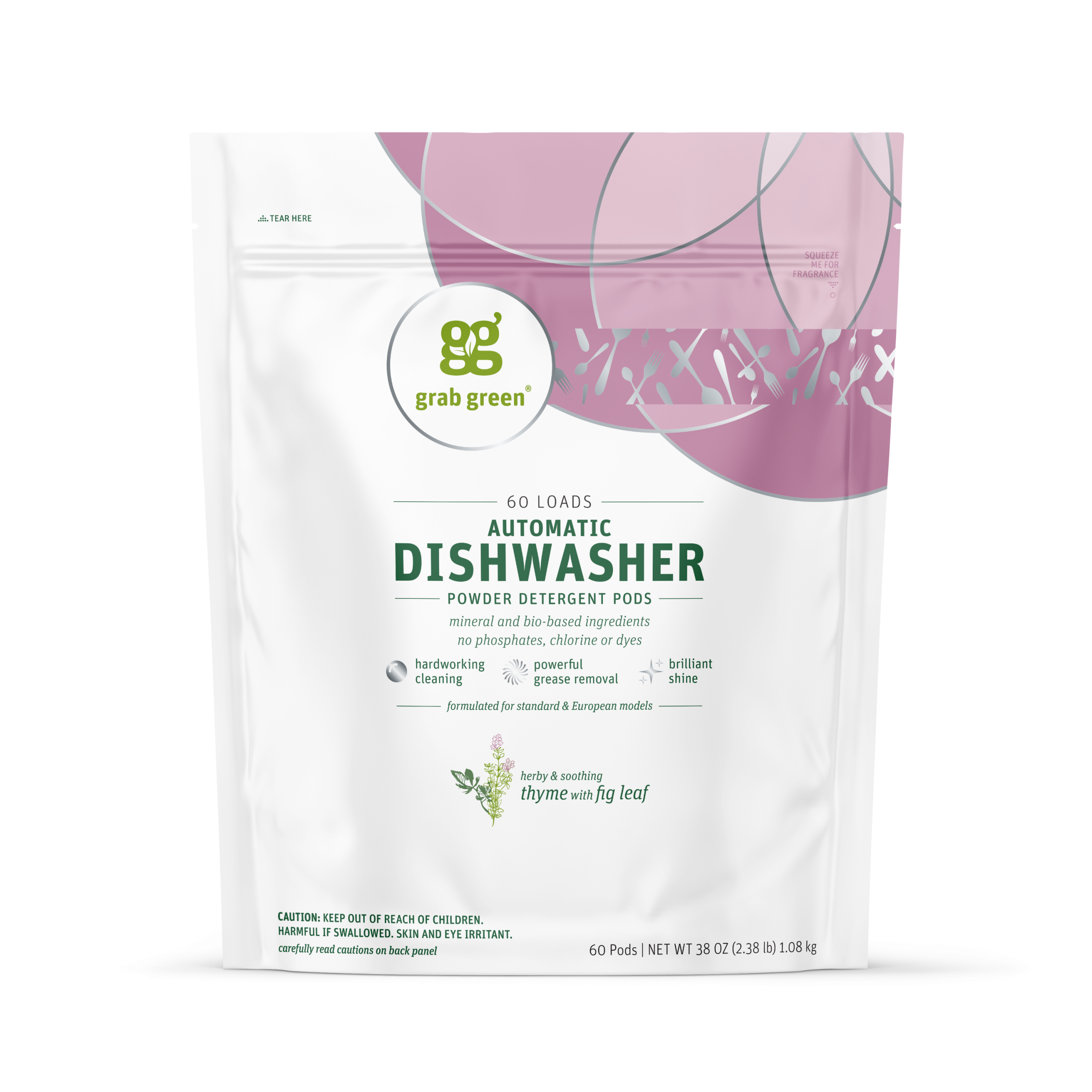 GG_2025_Dishwasher_Pods_60ct_Thyme_Fig_Leaf_Pouch_GG-59-2302_Render_Front.png