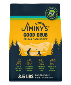Jiminy's Good Grub Dry Dog Food. Allergy Relief. Healthy Skin & Coat