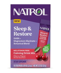 Sleep & Restore Calming Drink Mix. Melatonin Free