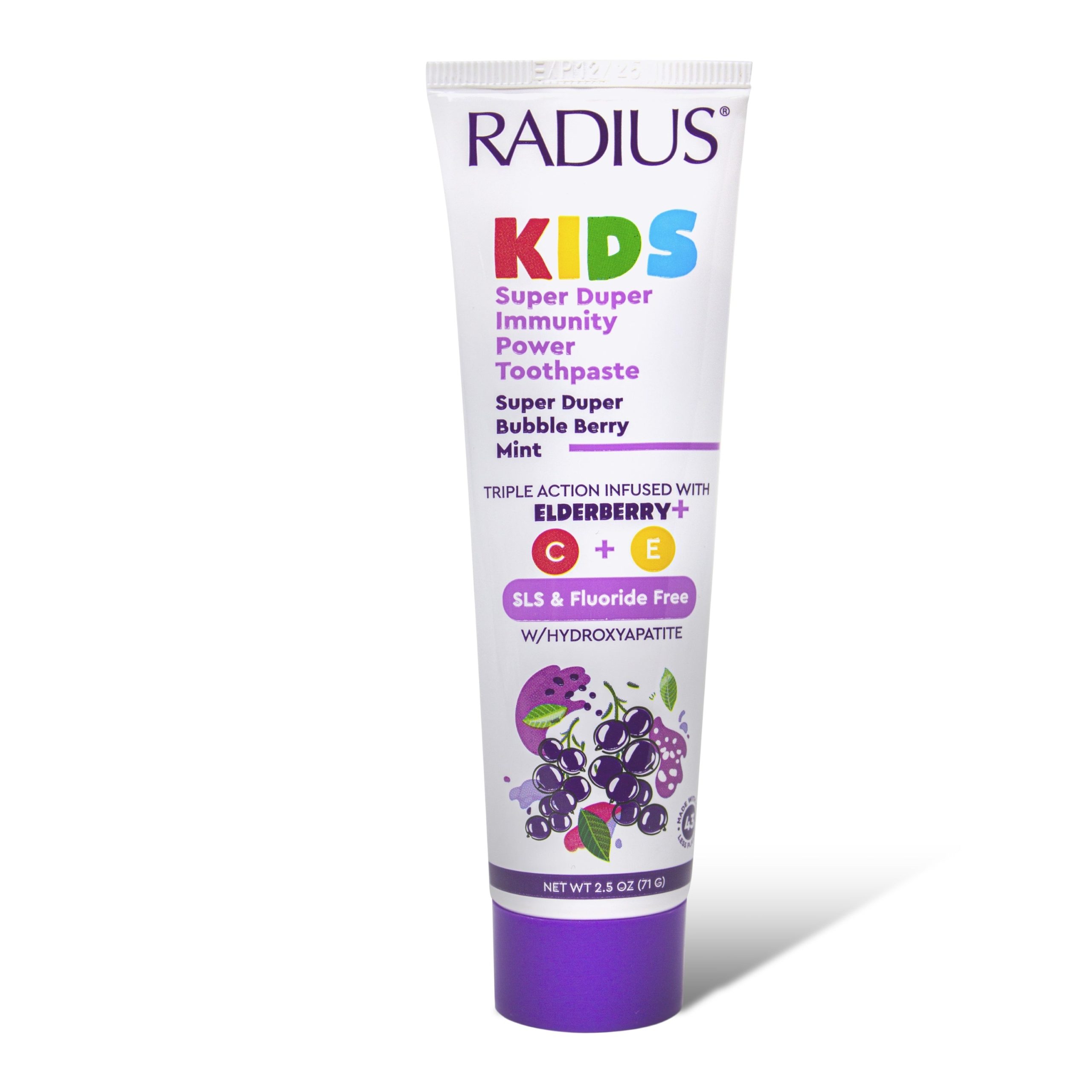 RADIUS_SuperDuperKidsImmunityToothpaste_TubeFront.jpg
