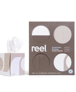 Premium Bamboo Facial Tissues - 60 3-ply tissues per box