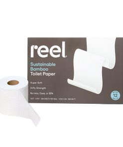 Premium Bamboo Toilet Paper - 300 3-Ply sheets per roll