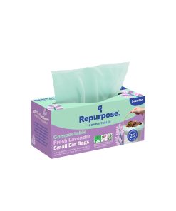 Compostable Small Bin Bags. Lavender Scented