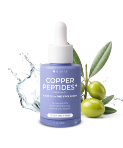 Copper Peptides Face Serum with Multi-Peptides. Triple Hyaluronic Acid & Squalane – Lightweight Hydration