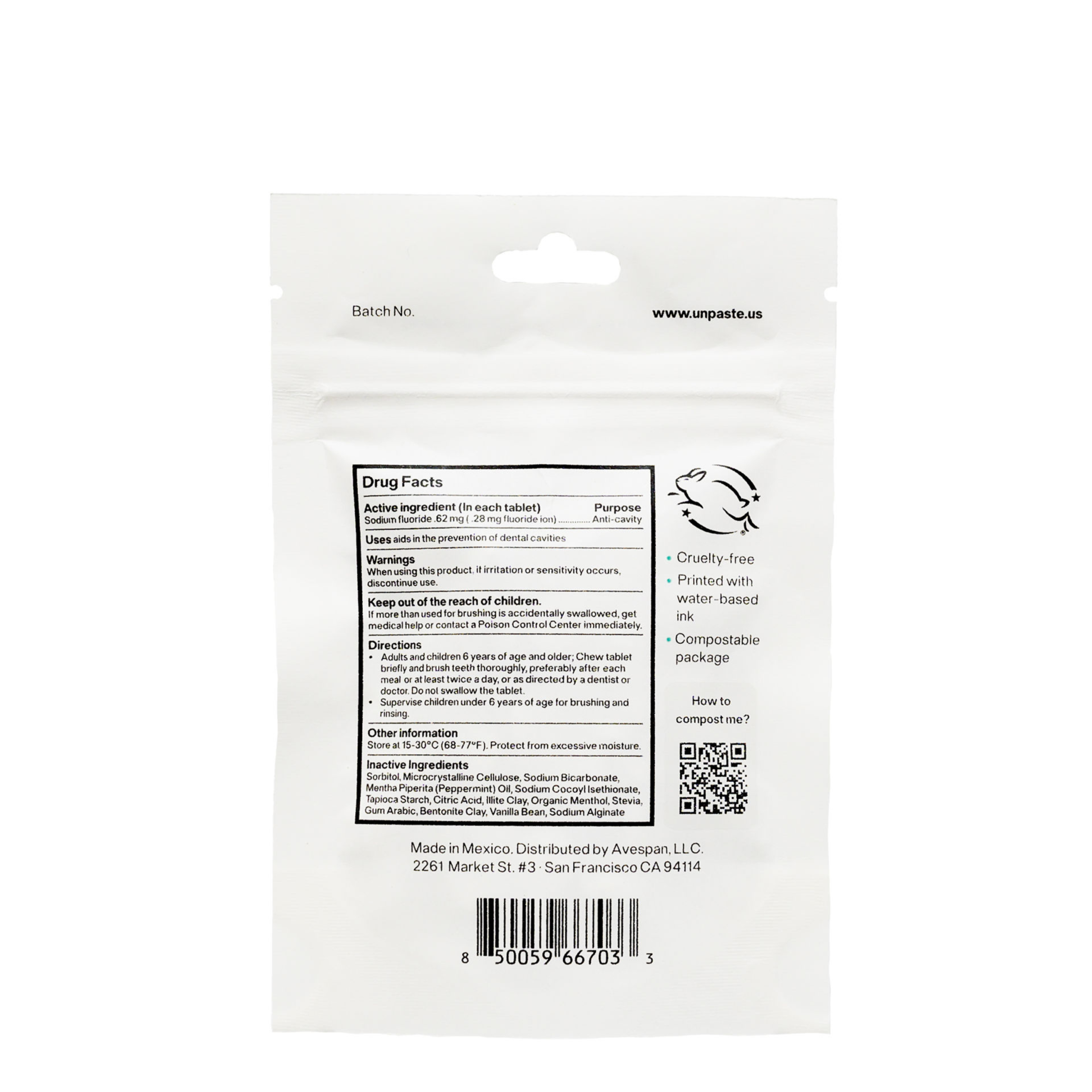 Unpaste_FluorideToothpasteTablets_Mint_125count_back.png