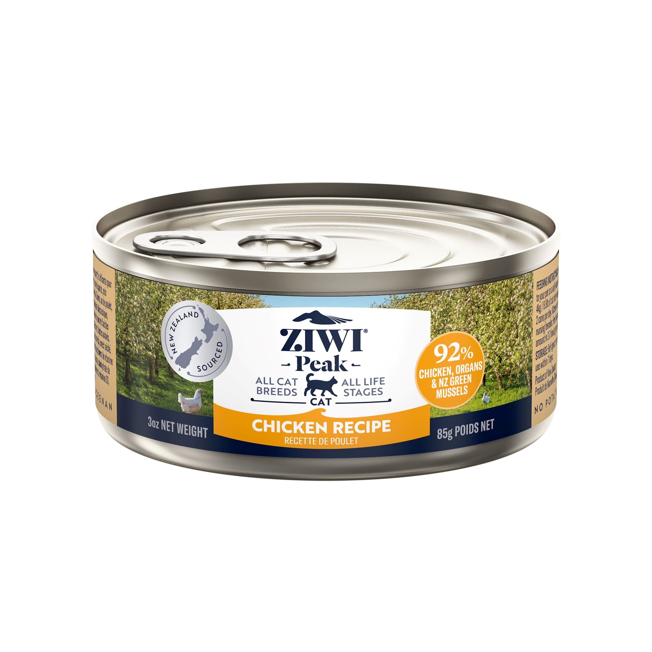 ZIWI_ZIWIPeakCannedWetCatFood_Chicken_3oz_Front.jpg