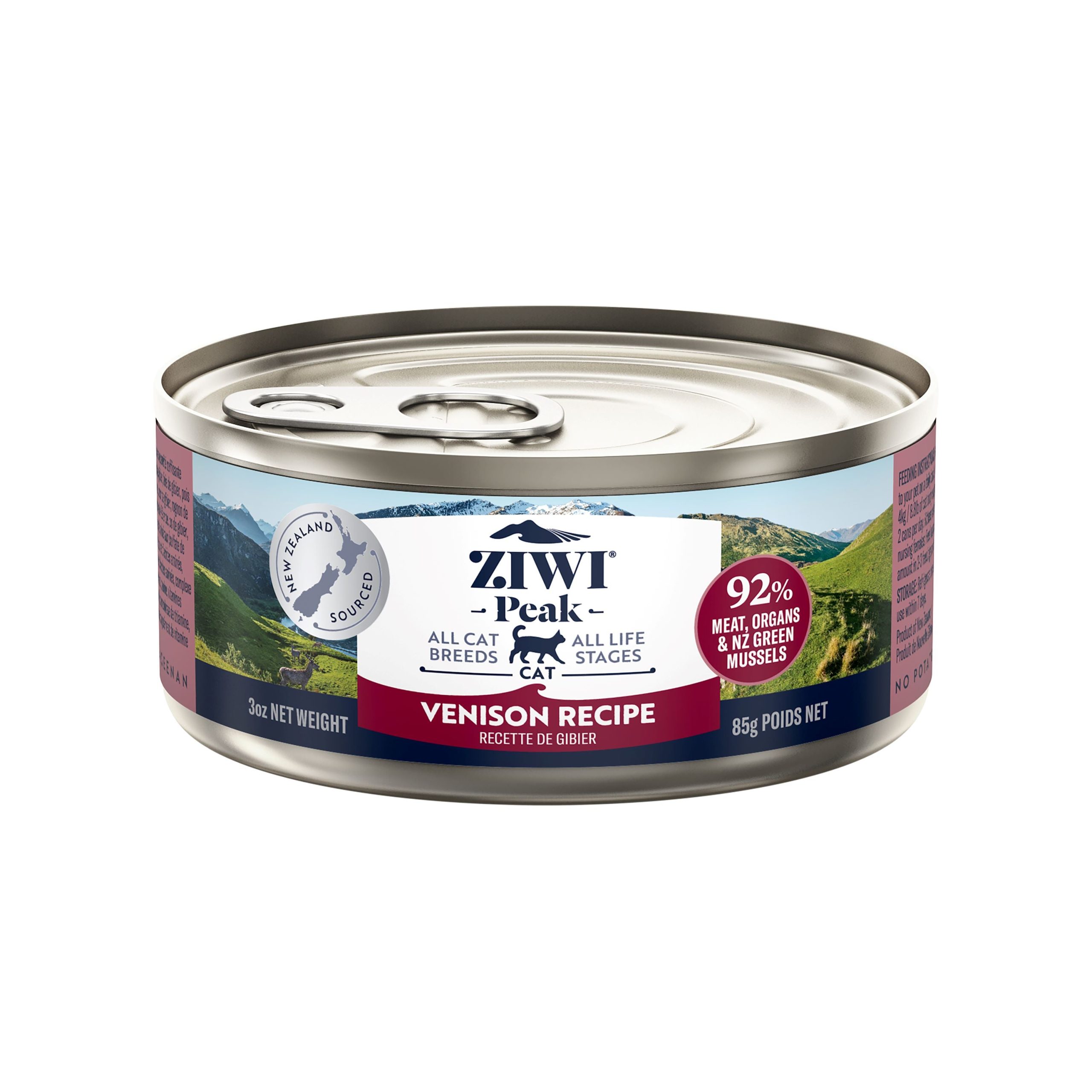 ZIWI_ZIWIPeakCannedWetCatFood_Venison_3oz_Front.jpg