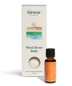 Wool Dryer Balls + Energize Essential Oil Blend