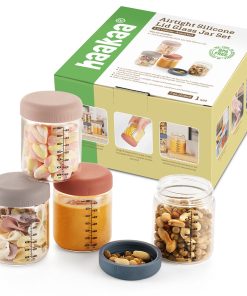 Glass Baby Food Storage Jar Set