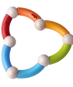 Color Snake Wooden Rattle & Fidget Toy - sustainably sourced wood