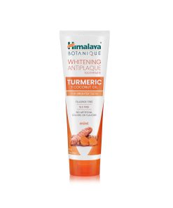 Whitening Antiplaque Turmeric + Coconut Oil Toothpaste