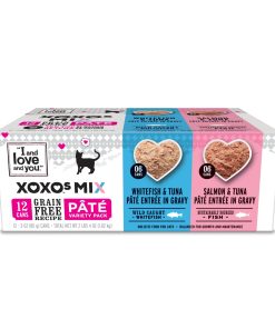 XOXO's Fish Lovers - Paté Variety Pack. 3oz. 12-Pack