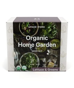 Organic Lettuce & Greens Kit - Includes 100% USDA Organic Certified and Non-GMO Seeds