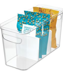 Divided Organizer Bin with Handles made with Recycled Plastic